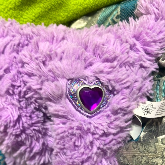 Medium sized purple stuffed animal poodle - Picture 4 of 5